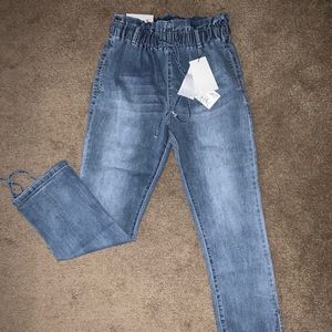 High waisted joggers